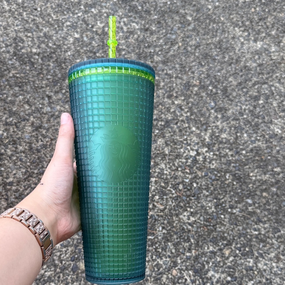 Starbucks Green Gradient Textured Tumbler (3 for $45)